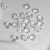 Transparent Acrylic Beads Heart DIY clear Approx Sold By Bag