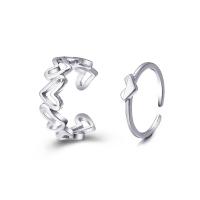 Zinklegierung Fingerring , plattiert, 2 Stück & Modeschmuck & verschiedene Stile für Wahl & für Frau, keine, frei von Nickel, Blei & Kadmium, verkauft von setzen