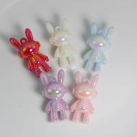 Kunststoff Anhänger, Hase, DIY & glänzend, keine, 26x51x21mm, ca. 20PCs/Tasche, verkauft von Tasche