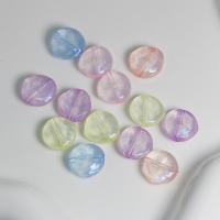 Perline acriliche Jewelry, acrilico, Cerchio piatto, DIY, colori misti, 13.60x5.60mm, Appross. 700PC/borsa, Venduto da borsa