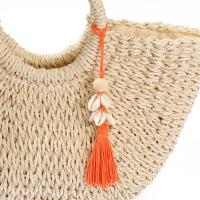 Cotton Thread Bag Pendant with Shell multifunctional 250mm Sold By PC