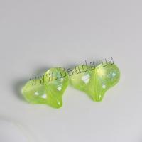 Acrylic Jewelry Beads Heart DIY & luminated Approx Sold By Bag