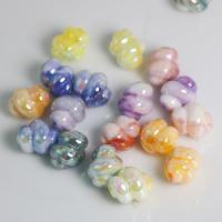 Plated Acrylic Beads DIY Approx Sold By Bag