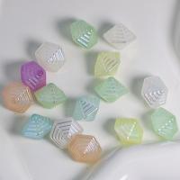 Akryl Bead, du kan DIY & luminated, blandede farver, 15x18mm, Ca. 100pc'er/Bag, Solgt af Bag