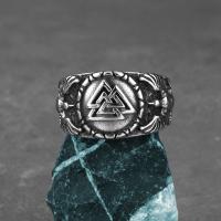 Anillo de dedo de Titantium Acero, Partículas de acero, pulido, Joyería & diverso tamaño para la opción & para hombre, color original, Vendido por UD