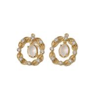 Μενταγιόν Cubic Zirconia (CZ) Brass, Ορείχαλκος, με Cubic Zirconia, επιχρυσωμένο, κοσμήματα μόδας & DIY & με στρας, περισσότερα χρώματα για την επιλογή, νικέλιο, μόλυβδο και κάδμιο ελεύθεροι, 16x20mm, Sold Με PC