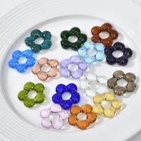 Spacer Beads Jóias, vidrilho, Flor, joias de moda & DIY, Mais cores pare escolha, 23.70mm, Buraco:Aprox 7.63mm, vendido por PC