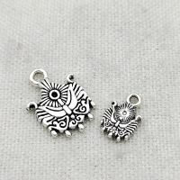 Zinc Alloy Pendants antique silver color plated vintage & DIY nickel lead & cadmium free Approx Sold By Bag