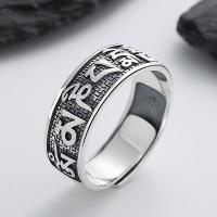 Sterling Silver smycken finger ring, 925 sterling silver, mode smycken & Unisex, nickel, bly och kadmium gratis, 8mm, Säljs av PC