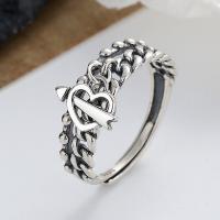 925 Sterling Silver Finger Rings Antique finish fashion jewelry & for woman nickel lead & cadmium free Sold By PC