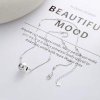 925 Sterling Silver Necklaces with 1.97inch extender chain Antique finish fashion jewelry & for woman nickel lead & cadmium free Length Approx 15.74 Inch Sold By PC