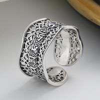 Sterling Silver smycken finger ring, 925 sterling silver, mode smycken & Unisex & ihålig, nickel, bly och kadmium gratis, 11.7mm, Säljs av PC