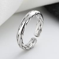 Sterling Silver smycken finger ring, 925 sterling silver, mode smycken & för kvinna, nickel, bly och kadmium gratis, Säljs av PC