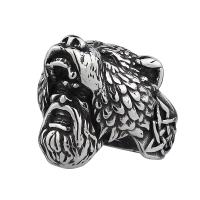 Titantium Steel Finger Ring, Titanium Steel, csiszolt, divat ékszerek & különböző méretű a választás & az ember, Által értékesített PC