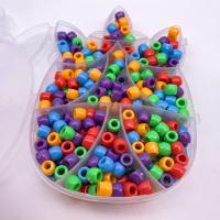 Perles en plastique, polystyrène, tambour, moulage par injection, DIY & normes différentes pour le choix, plus de couleurs à choisir, Vendu par sac