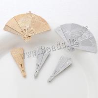 Zinc Alloy Earring Findings Fan plated Collapsible & DIY nickel lead & cadmium free Sold By PC