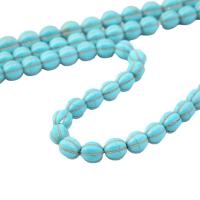 Χάντρες Turquoise, Συνθετικό Τυρκουάζ, DIY & διαφορετικό μέγεθος για την επιλογή, περισσότερα χρώματα για την επιλογή, Μήκος 38-42 cm, 10Σκέλη/τσάντα, Sold Με τσάντα