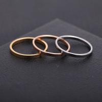 Edelstahl Ringe, 304 Edelstahl, Modeschmuck & unisex & verschiedene Größen vorhanden, keine, 2mm, verkauft von PC