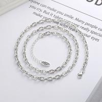 925 Sterling Silver Necklaces with 1.97inch extender chain Antique finish fashion jewelry & for woman nickel lead & cadmium free Length Approx 17.71 Inch Sold By PC