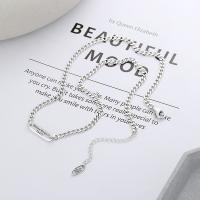 925 Sterling Silver Necklaces with 1.97inch extender chain Antique finish fashion jewelry & for woman nickel lead & cadmium free Length Approx 15.74 Inch Sold By PC