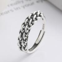 925 Sterling Silver Finger Rings Antique finish fashion jewelry & for woman nickel lead & cadmium free Sold By PC