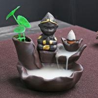 Backflow Incense Burner Porcelain half handmade for home and office & durable Sold By PC