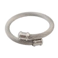 Nerezová ocel náramek, 304 Stainless Steel, módní šperky & unisex, Původní barva, 65*11*6mm, Prodáno By PC