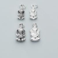 925 Sterling Silber Anhänger, Elephant, DIY & verschiedene Größen vorhanden, keine, verkauft von PC