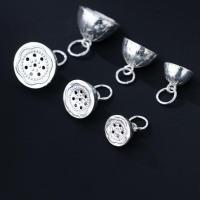 925 Sterling Silver κρεμαστό κόσμημα, γυαλισμένο, DIY & διαφορετικό μέγεθος για την επιλογή, ασήμι, Sold Με PC