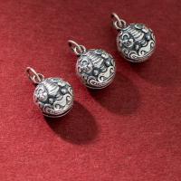 925 Sterling Silver κρεμαστό κόσμημα, Fabulous Άγρια Beast, DIY, ασήμι, 12.50x10.50x8.50mm, Sold Με PC