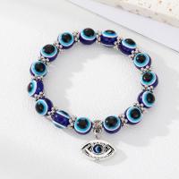 Evil Eye smykker armbånd, Resin, med Jern, håndlavet, mode smykker & Unisex & forskellige stilarter for valg, Solgt af PC