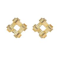 Zinc Alloy Stud Earring plated fashion jewelry & for woman nickel lead & cadmium free Sold By Pair