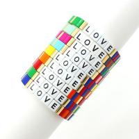 Pulseira de liga de zinco, with fio elástico, cromado de cor dourada, joias de moda & Estilo boêmio & stoving verniz & unissex, Mais cores pare escolha, níquel, chumbo e cádmio livre, Diametro interno:Aprox 55mm, vendido por PC