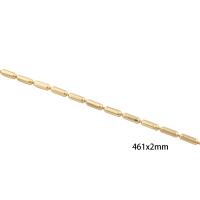 Brass Chain Necklace 14K gold plated Unisex gold Length Approx 46.1 cm Sold By PC