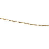 Collier chaîne en laiton, Plaqué d'or 14K, unisexe & normes différentes pour le choix, Or, Vendu par PC