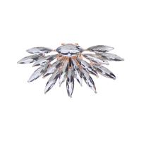 Zinc Alloy Sko lås, med rhinestone, flere farver til valg, nikkel, bly & cadmium fri, 5.7cmu00d72.9cm, Solgt af PC