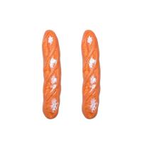 Handy DIY Kit, Harz, Brot, Epoxidharzklebstoff, orange, 10x46mm, ca. 100PCs/Tasche, verkauft von Tasche