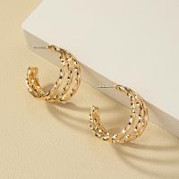 Zinc Alloy Stud Earring plated fashion jewelry & for woman nickel lead & cadmium free Sold By Pair