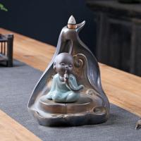 Backflow Incense Burner Porcelain handmade for home and office & durable Sold By PC