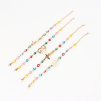 Partículas de acero Pulsera, Diferente forma para la elección & Joyería & unisexo & esmalte, multicolor, longitud aproximado 21 cm, Vendido por UD