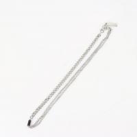 Titanium Steel Necklace polished fashion jewelry & for man original color Length Approx 45 cm Sold By PC