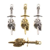 Zinc Alloy Pendants plated vintage & DIY nickel lead & cadmium free Approx Sold By Bag