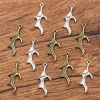 Zinklegering Hangers, Zinc Alloy, plated, Vintage & DIY, meer kleuren voor de keuze, nikkel, lood en cadmium vrij, 13x31mm, Ca 100pC's/Bag, Verkocht door Bag