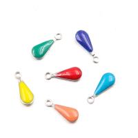 Stainless Steel Pendants 304 Stainless Steel Teardrop DIY & enamel Approx Sold By Bag