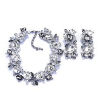 Cink ötvözet Jewelry Set, galvanizált, divat ékszerek & különböző stílusokat a választás & a nő, Által értékesített PC