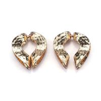 Zinc Alloy Stud Earring, plated, mode sieraden & voor vrouw, meer kleuren voor de keuze, 40x45mm, Verkocht door pair