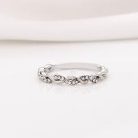 Sinc Alloy Finger Ring, plátáilte, méid éagsúla do rogha & rhinestone réiteodh micrea & do bhean, dathanna níos mó le haghaidh rogha, Díolta De réir PC