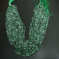 Gemstone Jewelry Karoliukai, Emerald, Pasidaryk pats, 2x3mm, Parduota už Apytiksliai 16 Inch Strand