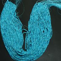 Turquoise Kralen, Synthetische Turquoise, DIY & verschillende grootte voor keus, Per verkocht Ca 16 inch Strand