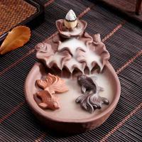 Backflow Incense Burner Porcelain handmade for home and office & durable Sold By PC